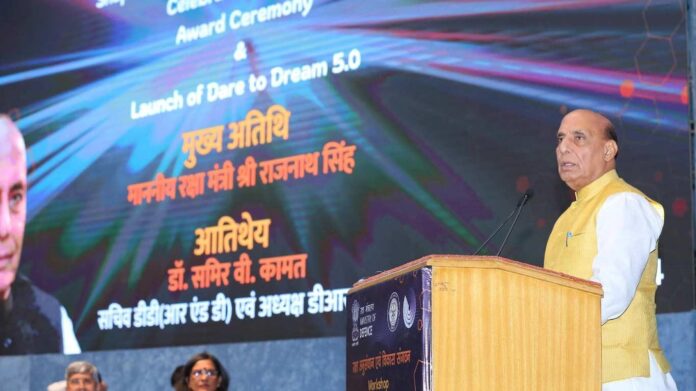 rajnath-singh-urges-private-sector-to-lead-india’s-defence-innovation-at-drdo-workshop