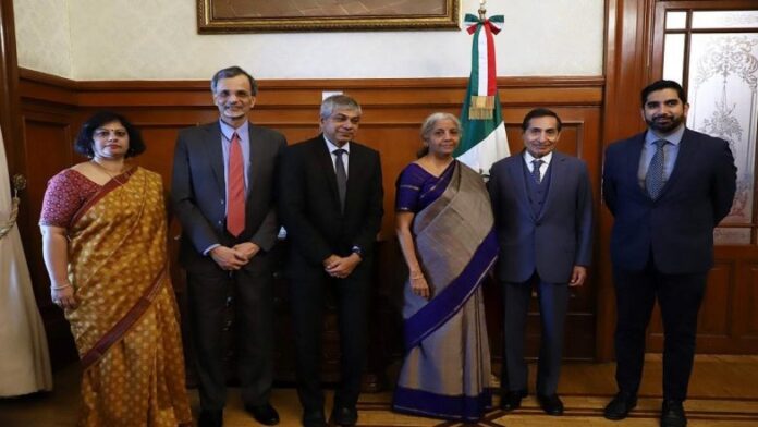 fm-nirmala-sitharaman-meets-mexican-minister-rogelio-ramirez-de-la-o,-discusses-ways-to-deepen-india-mexico-economic-ties-(see-pics) fm-nirmala-sitharaman-meets-mexican-minister-rogelio-ramirez-de-la-o,-discusses-ways-to-deepen-india-mexico-economic-ties-(see-pics)