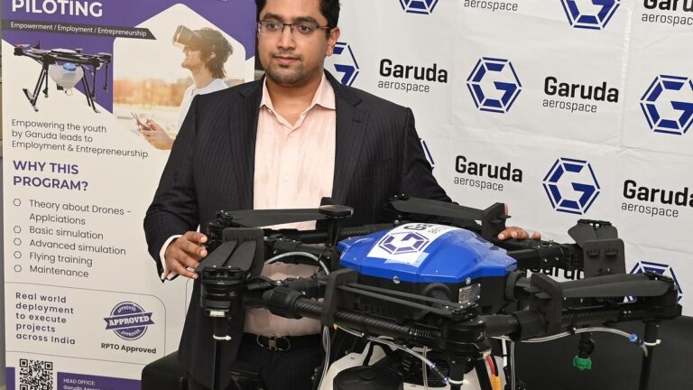 drones-transforming-farming-in-india,-market-to-reach-$631-million-by-2030:-garuda-aerospace-ceo