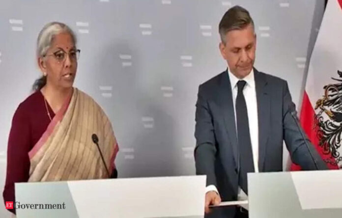 finance-minister-invites-austrian-firms-to-invest-in-emerging-sectors-in-india