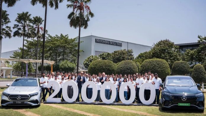 mercedes-benz-rolls-out-200,000th-locally-produced-car-in-india