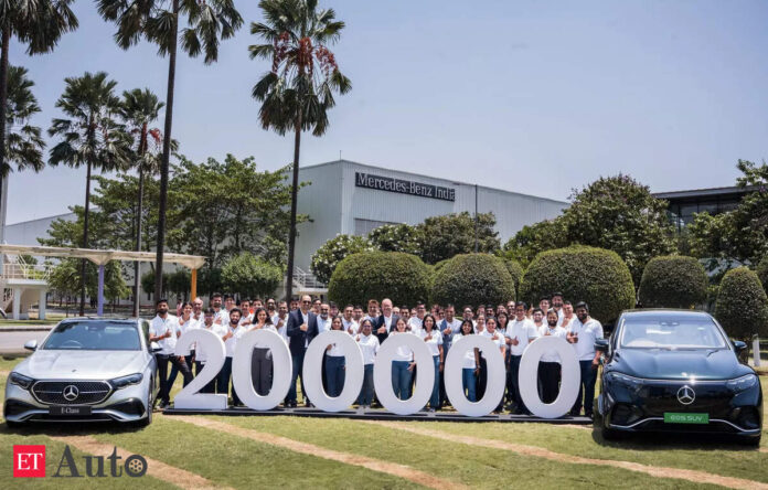 mercedes-benz-hits-2-lakh-production-milestone-in-india