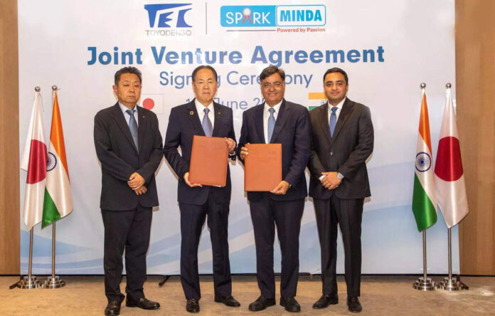 minda-corp-forms-jv-with-japan’s-toyodenso-to-make-advanced-automotive-switches-in-india